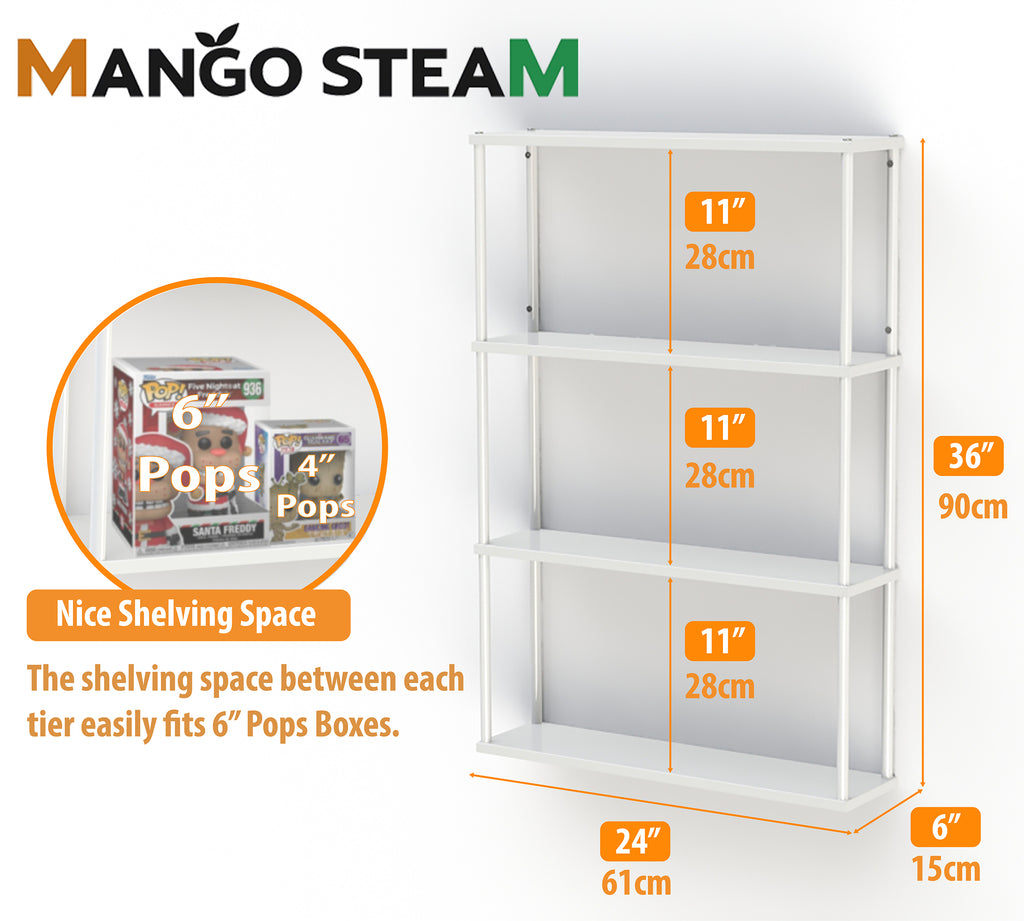 Wall Mounted Steel Shelving Unit Storage Shelf