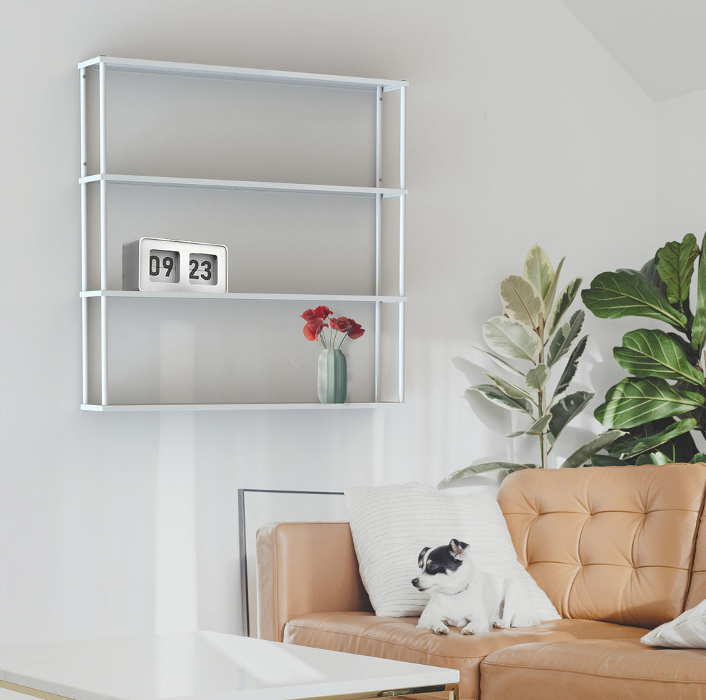 Wall Mounted Steel Shelving Unit Storage Shelf