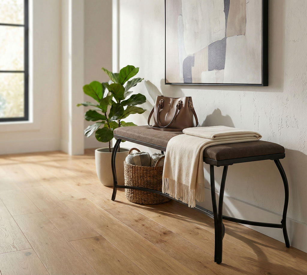 Vienna Upholstered Bench - Entryway & Vanity Seating