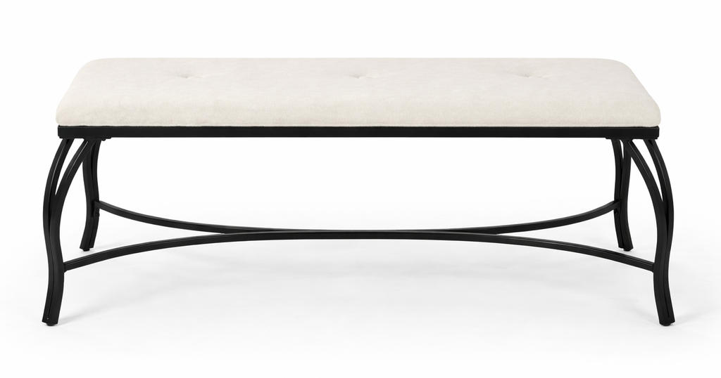 Vienna Upholstered Bench - Entryway & Vanity Seating