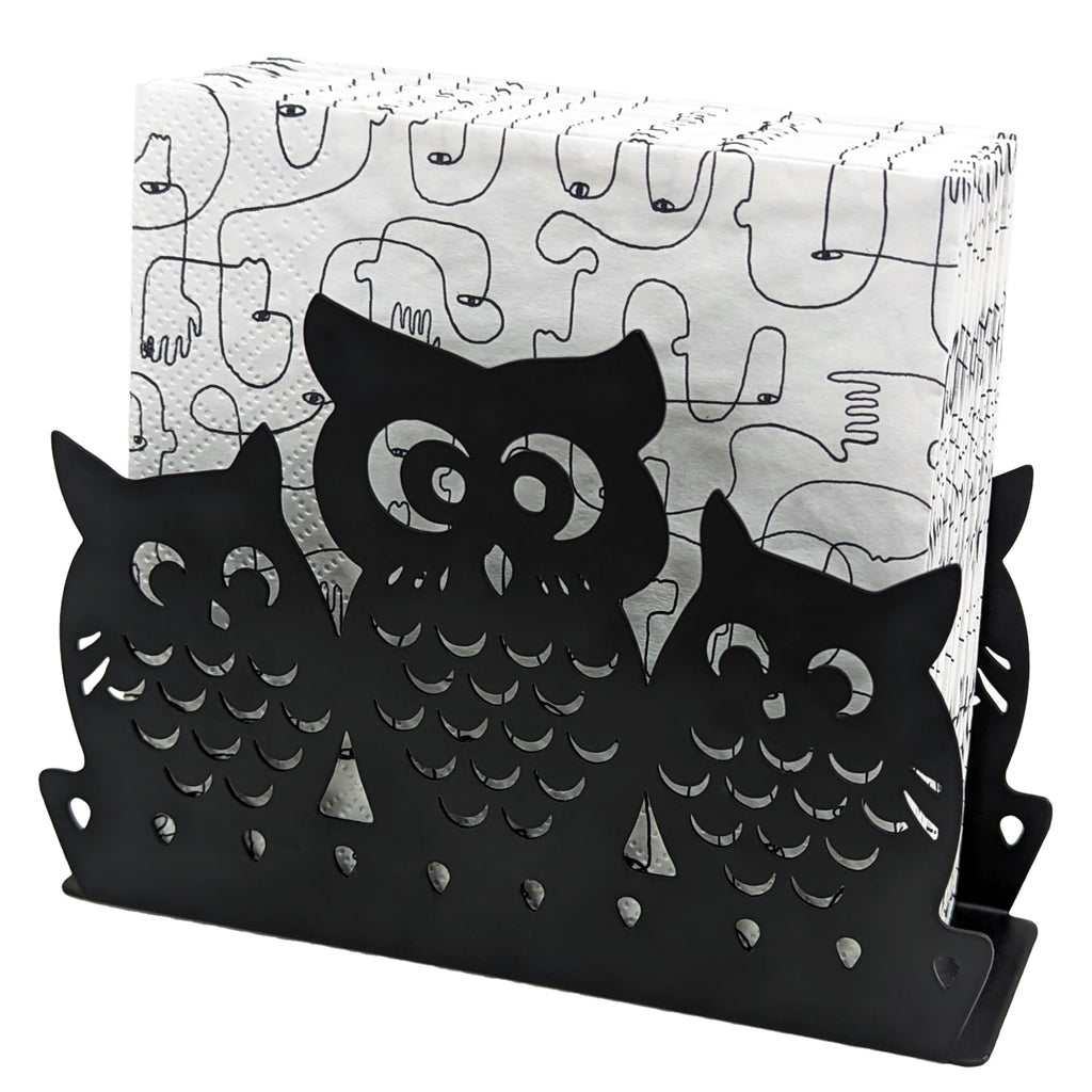 Tabletop Napkin Holder, Tissue & Letter Organizer