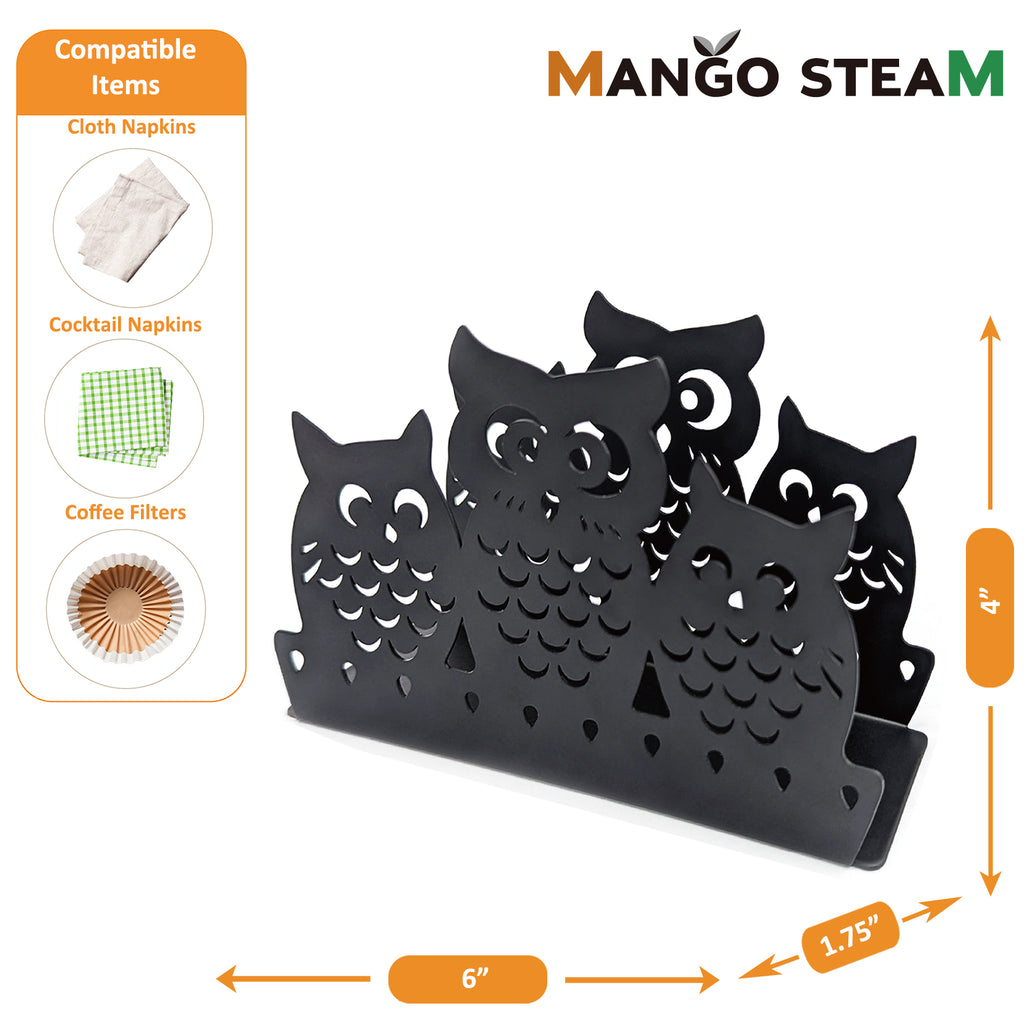 Tabletop Napkin Holder, Tissue & Letter Organizer
