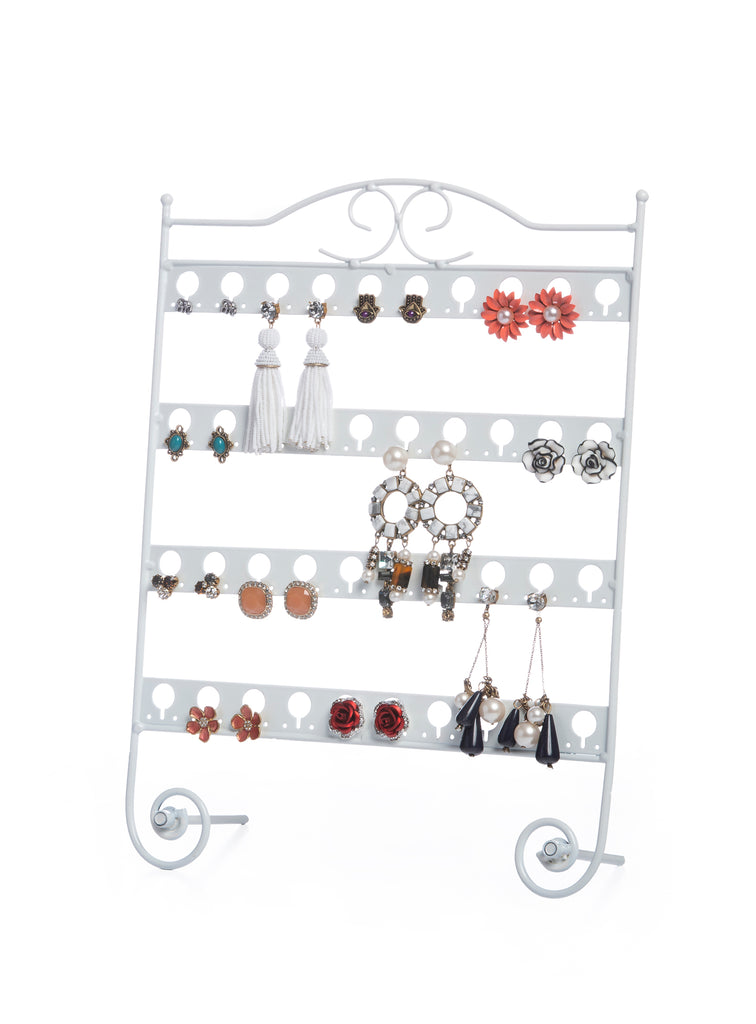 Earring Jewelry Organizer with Stand – Tabletop Display Holder