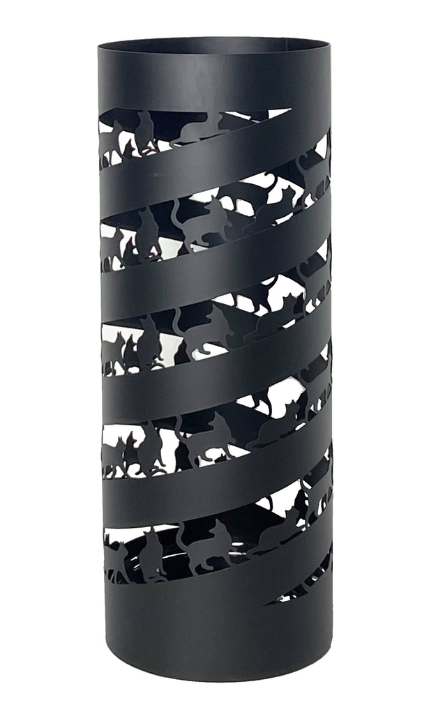 Mango Steam Round Cat Parade Spiral Umbrella Stand 22"