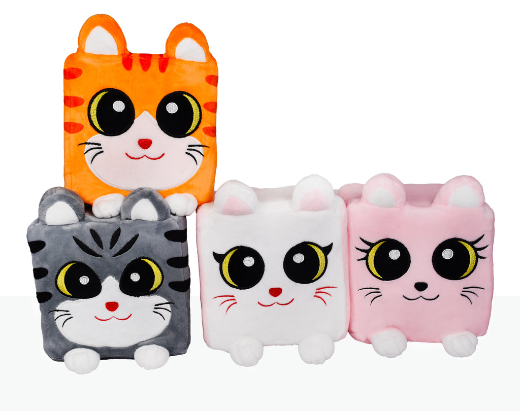 Cute Cube Cats Plushie.