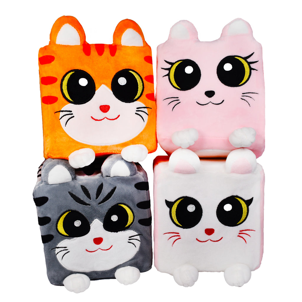 Cute Cube Cats Plushie.