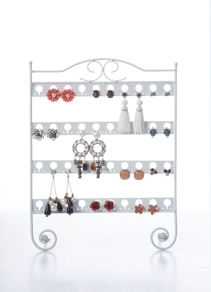 Earring Jewelry Organizer with Stand – Tabletop Display Holder