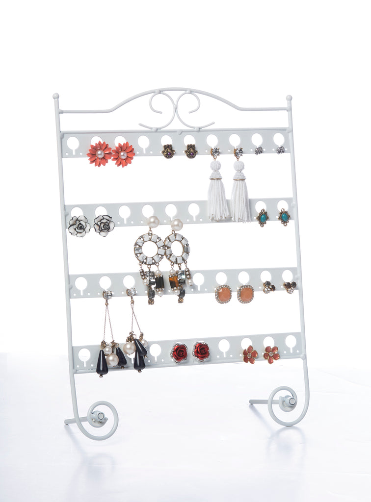 Earring Jewelry Organizer with Stand – Tabletop Display Holder
