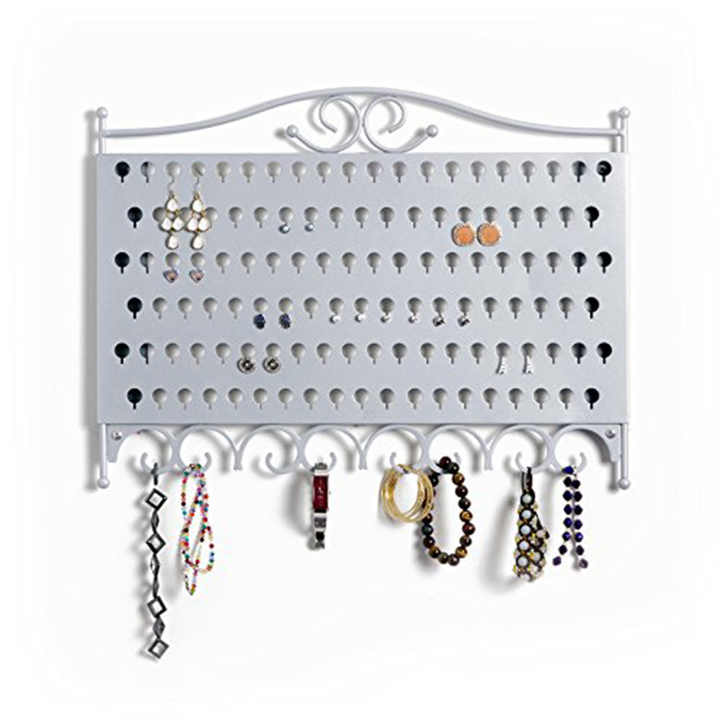 Mango Steam Silver Wall Mounted Jewelry Organizer  For Closet