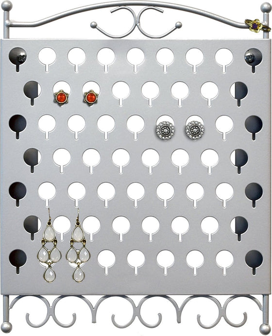 Mini Wall-Mounted Jewelry & Earring Organizer.