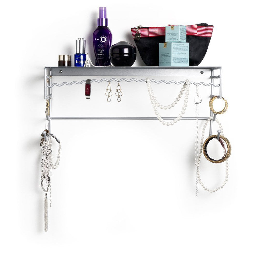 Wall Mounted Jewelry Organizer Shelf.
